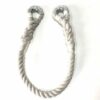 Hanging rope for Aerial Hoop cotton 26мм (white)
